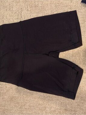 lululemon athletica Black High-Rise Bike Shorts